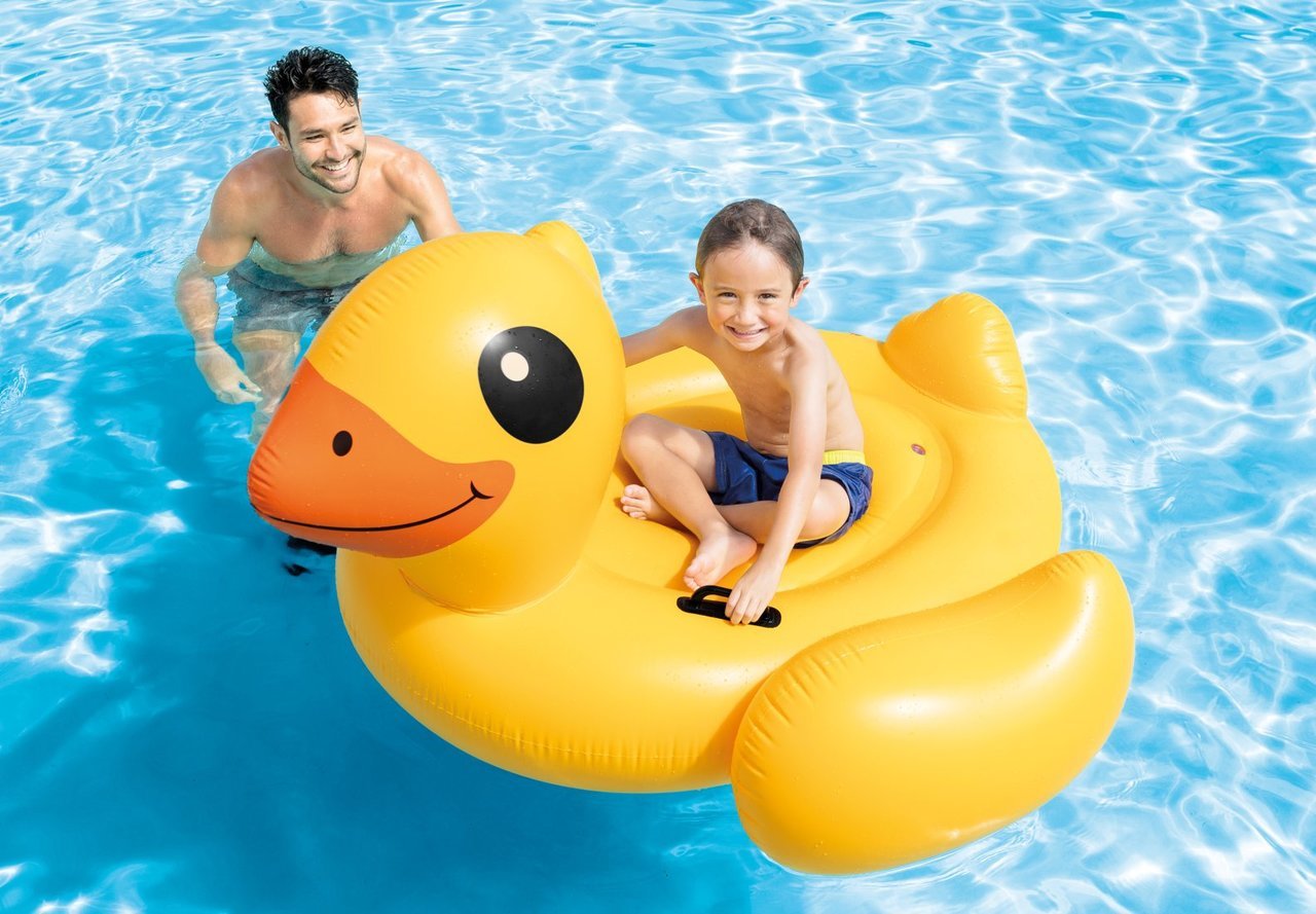 Плот надувной Baby Duck Ride-On Уточка, для бассейна и моря, от 3 лет  